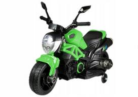 Vaikiškas elektrinis motociklas BEMI CHOPPER, 35W, 6V, žalias
