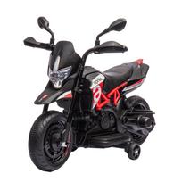 Vaikiškas elektrinis motociklas 6V, su LED, muzika, raudonas, nuo 3 metų