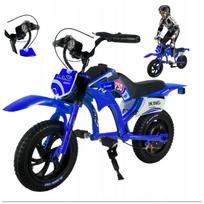 Vaikiškas elektrinis motociklas JKING C6, 200W, su LED žibintu, 12 colių