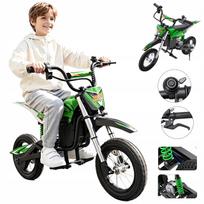 Vaikiškas elektrinis motociklas ISCOOTER A12, 350W, 36V, 4.5Ah, iki 25 km/h, 12" ratai, 20 km nuotolis