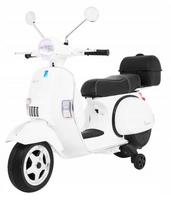 Vaikiškas motoroleris VESPA, putų ratukai, papildomi ratukai, registracija, 2 vnt.