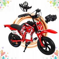 Vaikiškas elektrinis motociklas JKING C6, 300W, 16 km/h, 2600 mAh, su LED
