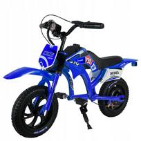 Vaikiškas elektrinis motociklas C6, 160W, 8–16 km/val., mėlynas