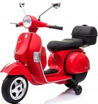 Vaikiškas elektrinis paspirtukas VESPA, 12V, 2 varikliai, 45W, 2 ratai