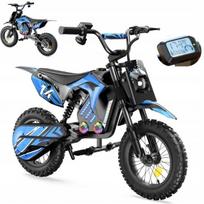 Vaikiškas elektrinis motociklas iscooter A14, 500W, 36V, 14", iki 27 km/h