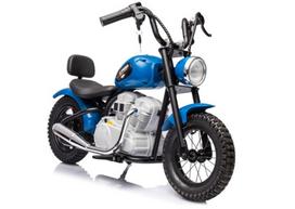 Vaikiškas elektrinis motociklas 36V, mėlynas, 4x4