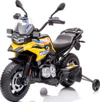 Elektrinis motociklas vaikams BMW F850, 12V, 2 varikliai, 45W