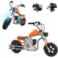Vaikiškas elektrinis motociklas, 320W, 5.2Ah, iki 16 km/val., 13 km, 65 kg, 12" ratai