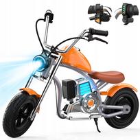 Elektrinis vaikiškas motociklas 320W, 3 greičiai, 13 km/val., su LED šviesomis ir muzika