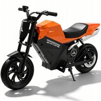 Vaikiškas elektrinis motociklas 250W, 16 km/h, 4Ah, 12" LED ratai, 16 km nuotolis