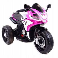 Vaikiškas triratis MEGA MOTOR, 2 varikliai, minkšti ratai, minkšta sėdynė