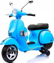 Vaikiškas elektrinis paspirtukas VESPA, 12V, 2 ratai, 2 varikliai, 45W