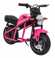 Vaikiškas elektrinis motociklas Ramiz SUPERMOTO, rožinis
