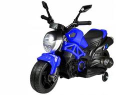 Vaikiškas elektrinis motociklas BEMI Chopper, 35W, 6V, mėlynas