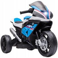 Vaikiškas elektrinis motociklas HOMCOM BMW HP4, mėlynas, su melodijomis