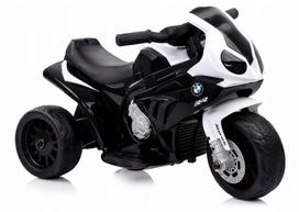 Vaikiškas elektrinis motociklas BMW S1000RR, juodas, nuo 3 metų