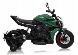 Vaikiškas elektrinis motociklas XMX656, žalias, Bentley Ducati Diavel V4