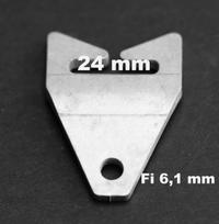 Kuprinės diržo laikiklis 24 mm, FI 6,1 mm, Kriega
