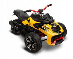 Vaikiškas elektrinis triratukas TOYZ TRICE, geltonas