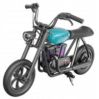 Elektrinis motociklas Hyper Gogo Pioneer 12 Plus, mėlynas