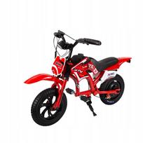 Vaikiškas elektrinis paspirtukas, 12″ x 2.4″, 300W, 25.2V, 2600mAh, iki 16 km/h, raudonas