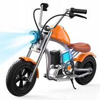 Vaikiškas elektrinis motociklas, 320 W, 12" ratai, LED, iki 17 km/h, su baterija
