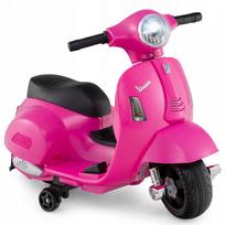 Vaikiškas elektrinis motociklas Vespa, 6V, rožinis