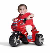 Vaikiškas elektrinis motociklas PEG PEREGO MINI DUCATI EVO su LED žibintais