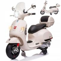 Vaikiškas elektrinis motociklas Milly Mally Vespa su LED žibintais