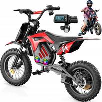 Vaikiškas elektrinis motociklas iscooter A14, 500W, 187,2 Wh