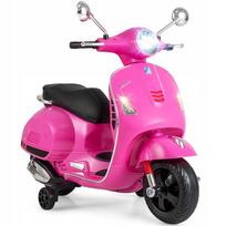 Vaikiškas elektrinis motoroleris VESPA, rožinis, 2x30W, su LED, įkraunamas