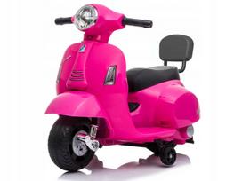 Vaikiškas elektrinis motoroleris SUN BABY Scooter Vespa, fuksijos spalvos