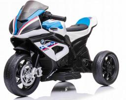 Vaikiškas motociklas BMW HP4 3 ratų, dirbtinės odos sėdyne, CHASER, 2 vnt.