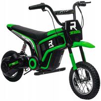 Vaikiškas elektrinis motociklas HOMCOM, 12V, 8–16 km/val., žalias