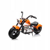 Vaikiškas elektrinis motociklas Ramiz Chopper Warrior, oranžinis