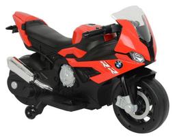 Elektrinis motociklas vaikams BMW S1000RR, 12V, raudonas, su LED žibintais