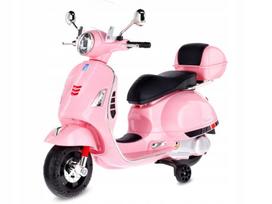 Elektrinis motociklas SUN BABY Vespa, šviesiai rožinis