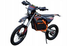 Elektrinis motociklas Keymoto Cross, 5000W, 72V, 32Ah, 19/16 colių ratai, Li-Ion, LED
