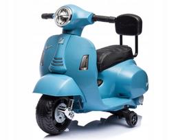 Vaikiškas elektrinis motoroleris SUN BABY Vespa, mėlynas