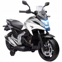Vaikiškas elektrinis motociklas 12V su MP3, LED ir USB