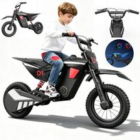 Vaikiškas elektrinis motociklas KIDDOWE D1, 300W, 36V, 4Ah, iki 25 km/h, 15 km nuotolis