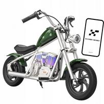 Elektrinis motociklas HYPER GOGO CRUISER 12 PLUS su programėle, žalias