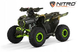 Keturratis HULK 150CC, automatinis, 8" ratai, matinis juodas / fluo žalias