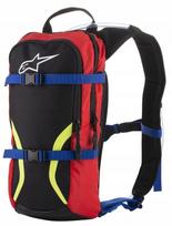 Vandens kuprinė ALPINESTARS IGUANA, 6 l, juoda/mėlyna/raudona/geltona