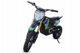 Vaikiškas elektrinis motociklas Mini Midi Cross 1200W 36V, ratai 12/10", automatinis reguliavimas