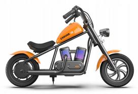 Vaikiškas elektrinis motociklas HYPER GOGO CRUISER 12 PLUS, oranžinis, iki 65 kg, 16 km/h