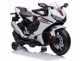 Vaikiškas elektrinis motociklas SUN BABY Honda CBR 1000RR, baltas