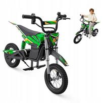 Vaikiškas elektrinis motociklas, iki 70 kg, 19–22 km nuotolis, europinis įkroviklis