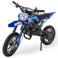 Vaikiškas 49CC vidaus degimo motociklas, elektrinis užvedimas, LED žibintai, iki 35 km/h