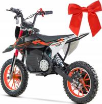 Vaikiškas elektrinis motociklas XTR e-702s 800 W, raudonas, nuo 6 metų